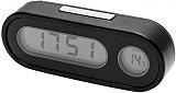 DollaTek 2 In 1 Car Clock Thermometer Night Display ABS Dashboard Clock view 2