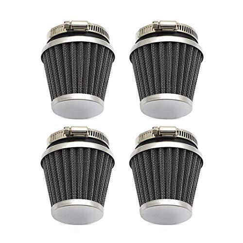 fengqing 4/2PCS Air Intake Filter Pod Cleaner 54mm Washable for Yamaha XS1100 XJR1200 XJR1300 Fit Su