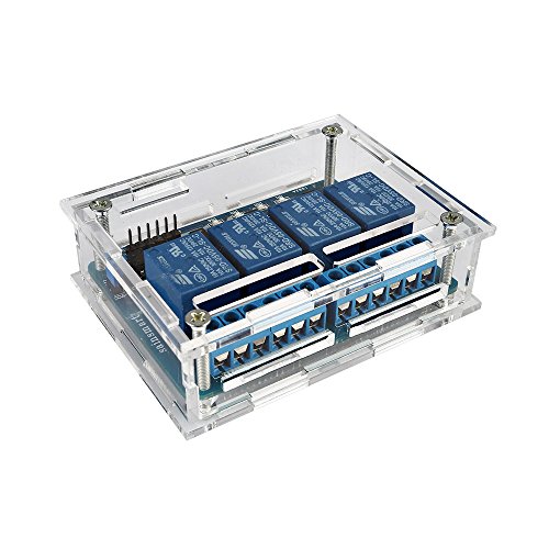 SainSmart Acrylic Case for 4 CH Relay Module Arduino Smart Home