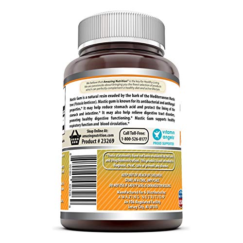 Amazing Formulas Mastic Gum 500 Mg 120 Capsules - Supports Gastrointestinal Health, Digestive Functi - //medicalbooks.filipinodoctors.org