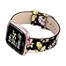 Bands for Fitbit Versa & Versa Lite/Versa 2, Jimbird PU Leather Replacement Bracelet Wrist Watch Band for Fitbit Versa Fitness Smart Watch