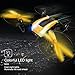 Holy Stone HS150 Bolt Bee Mini Racing Drone RC Quadcopter RTF 2.4GHz 6-Axis Gyro with 50KMH High Speed Headless Mode Wind Resistance Includes Bonus Battery