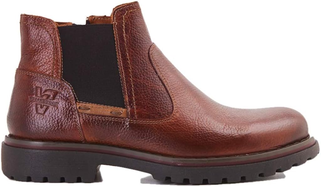 Valleverde 49836 Mahagoni Leder, Reißverschluss, Lederfutter und