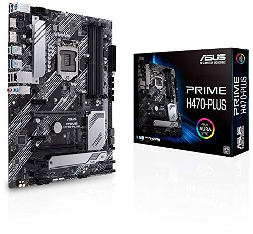 ASUS-Prime-H470-PLUS-Placa-Base-ATX-Intel-de-10a-Gen-LGA-1200-con-VRM-8-Fases-Dual-M2-DDR4-LAN-1Gb-HDMI-DP-USB-32-Gen-2-USB-de-Tipo-C-e-iluminacin-RGB-Aura-Sync