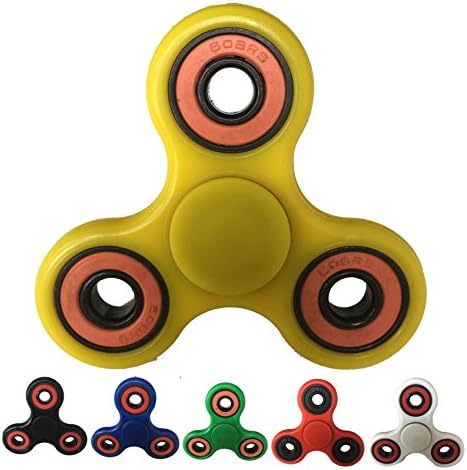 Premium Speed Spinner Fidget Prime Toys With Ceramic Bearing-Super Fast &amp; Long Lasting Spins Time-The Best Way Relieves Your ADHD, Anxiety, Boredom.Killing Time Gift Kids &amp; Adult (Yellow)