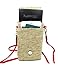Naoki British Style Linen Mobile Cellphone Pouch Mini Messenger Shoulder Bag Coin Purse Wallet Handbag with Two Pockets for iPhone 7 7plus Galaxy note6 S7 Credit Card Keys Money etc(2 UK Flag)
