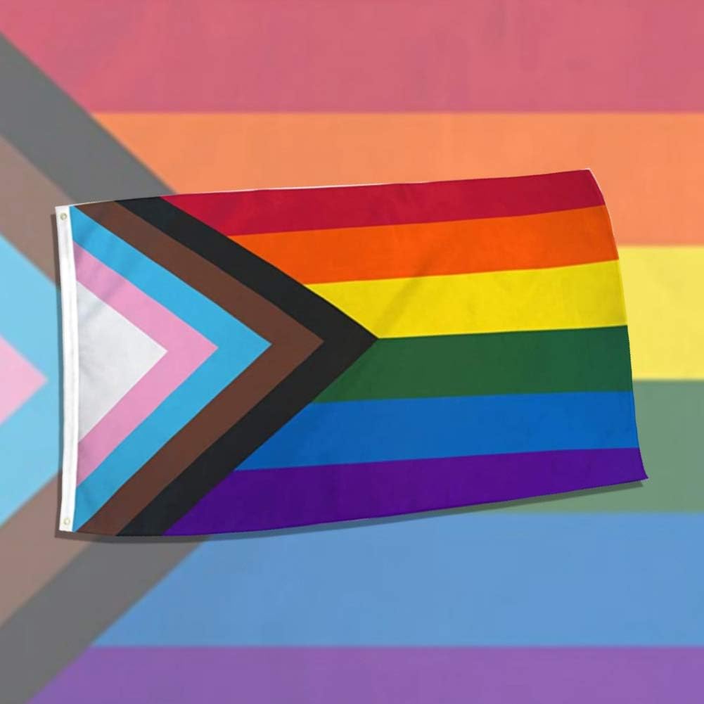 aristory gay pride rainbow flag banner progress pride flag 3x5ft perfect for showing your pride community support lgbt flag