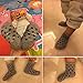 FUTURE FOUNDER 6 Pair Non Skid Anti Slip Slipper Cotton Crew Socks with Grips for Baby Toddler Boys, (Black-Grey-White)