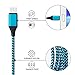 Android Charging Cable, CIQILY 5-Pack 6ft Durable Braided Nylon Cable A Male to Micro B Data Sync and Charging Cord for Android Samsung Galaxy, Sony, HTC, Nokia, Nexus and More