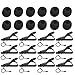 12Pc Lavalier Microphone Clip and 12Pc Microphone Cover - 5/16