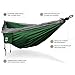 Lightweight 2 Person (Double) Camping Hammock Includes Headlamp, Tree Straps, Carabiners and Stuff Sack