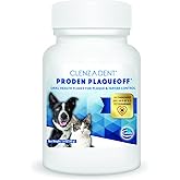 Ceva Clenz-a-dent ProDen PlaqueOff - Oral Health Flakes For Dogs & Cats, Cleans Teeth & Freshens Breath