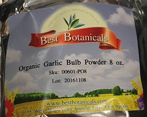 Best Botanicals Organic Garlic Bulb Powder 8 oz.