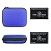 Geekria Shield Headphones Case for in-Ear Headphones, Replacement Hard Shell Travel Carrying Bag with Cable Storage, Compatible with JBL, B&W, Beyerdynamic, Jabra Headphones (2 Packs/Blue)