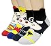 JJMax Women's Superheroes and Villains Cute Cartoon Hero Socks Set, Short Ankle Heroes, One Size