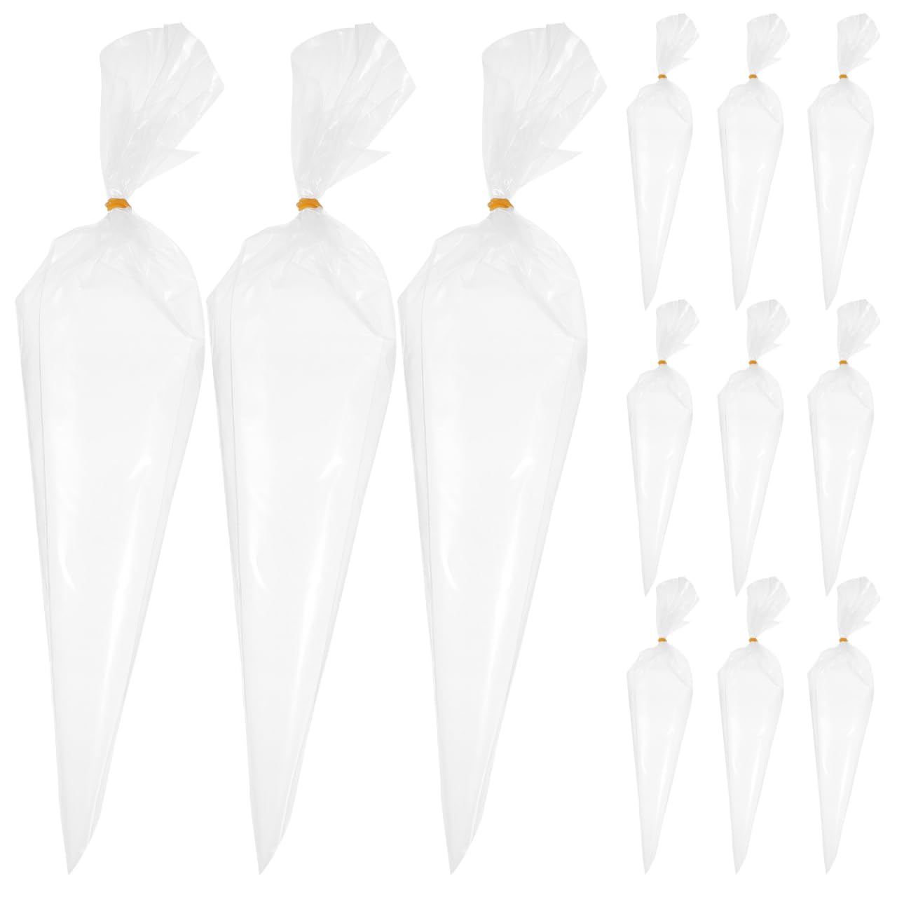 VILLCASE Tile Grout Bags Tear Resistant Masonry Piping Cement Bags with Adjustable Tip for Diy Tiling and Grout Application 18 X 11 Inches