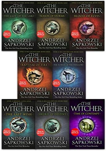Witcher Series Andrzej Sapkowski 8 Books Collection Set Inc Sword