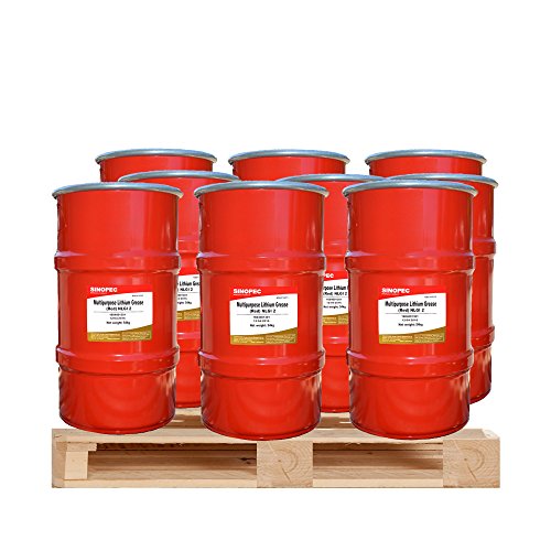 168 Each (9) Kegs of Red Multipurpose Lithium Grease 2 120LB. (16 Gallon) Keg Buy Online