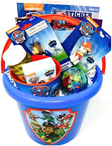 Easter Paw Patrol Basket Filled Baskets Marshall Plush Chase Eggs Kids Treat Containers And Toys Candy New Gift Set Marshal