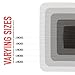 Stay! Anti Slip Furniture Pads (Set of 4) - Square Furniture Stoppers to Prevent Sliding for Hardwood Floors and Carpets - Non Skid Furniture Grippers - Table & Couch Leg Floor Protectors, 2 Inch