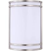 CLOUDY BAY LED 3 Color Wall Sconce, Wall Lighting,3000K/4000K/5000K Color Temperature Adjustable Wall Mount Light Fixture, 15