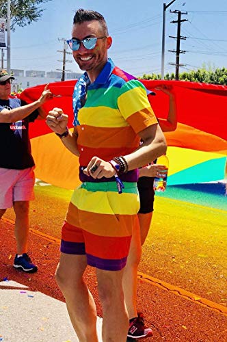 5 Zesties+Pride+Romper+Rainbow+Male