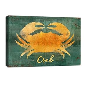 Abstract Crab Painting Artwork for Framed