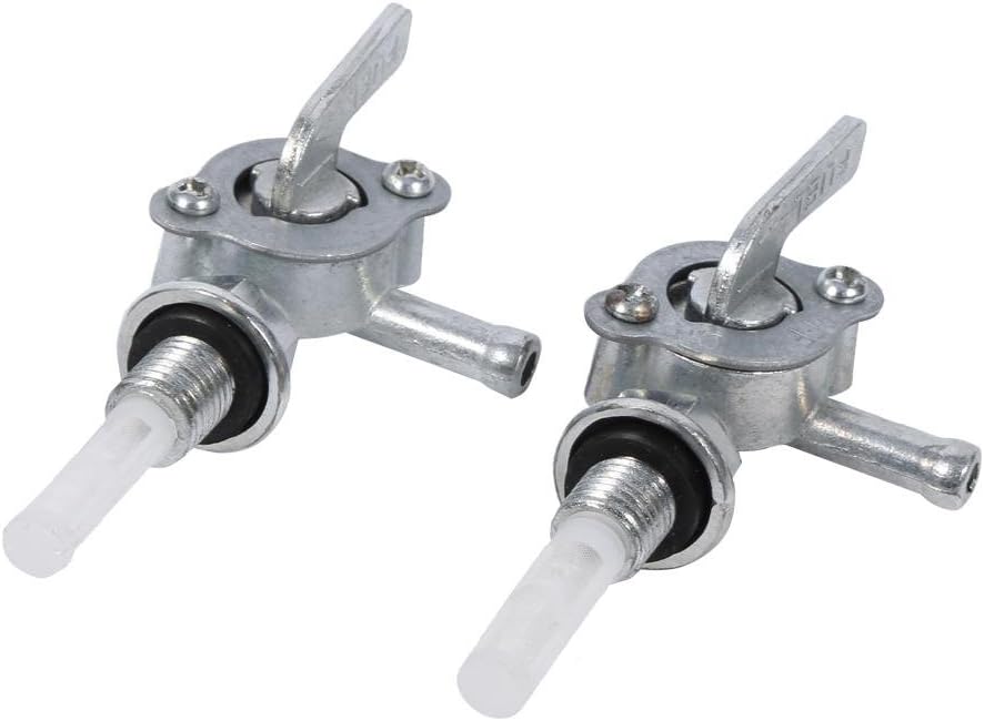 Petrol Tank Tap, 2Pcs Motorcycle Fuel Tap Petrol Tank Tap Stationary Engine Petrol Tank Fuel Tap Generator Fuel Tap Petrol on off Switch for ATV Quad Pocket Pit Dirt Bike Go Kart Motorcycle - Image 4