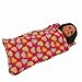 THE QUEEN'S TREASURES 18 Inch Doll Accessories, Set of 2 Soft Sleeping Bag Bedding (1 Pink and 1 Purple), Compatible with American Girl