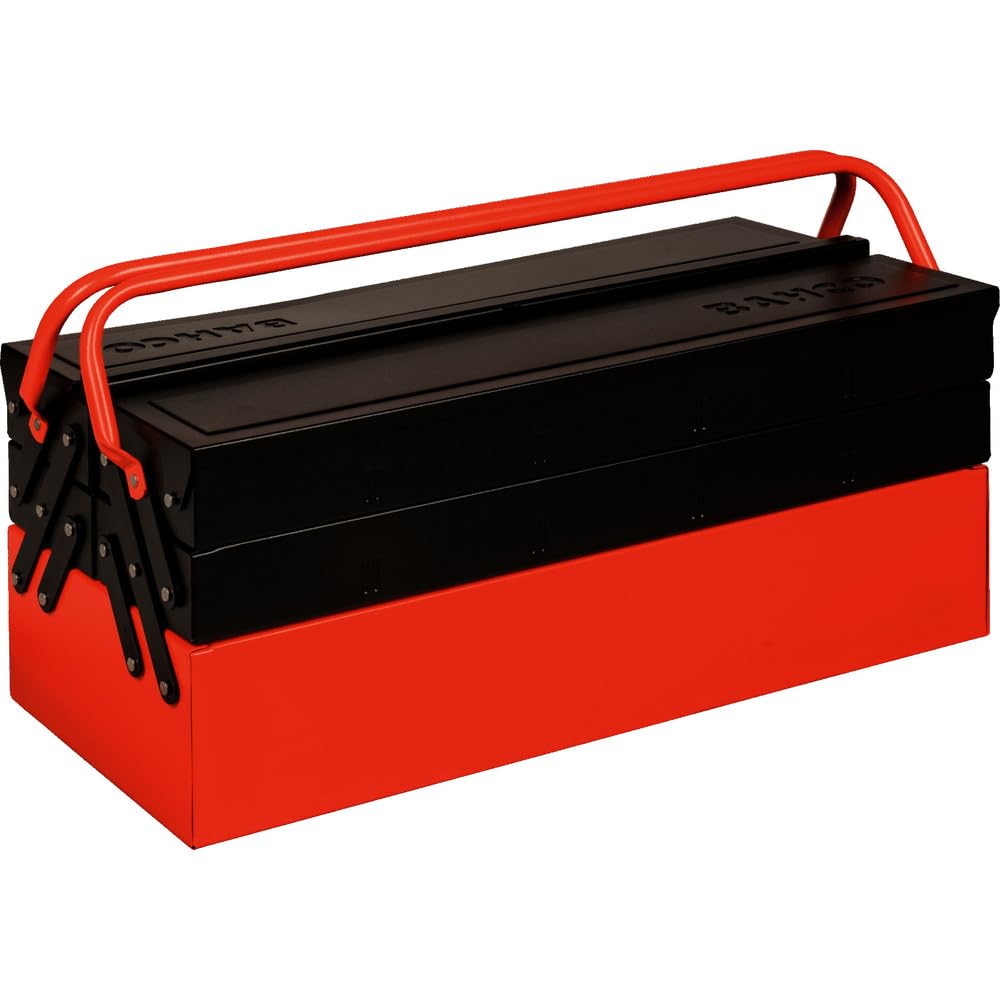 METALLIC BOX-5 TRAYS BLK-ORANG - Unid: 1