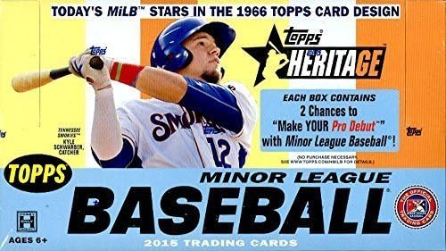 2015 Topps Heritage Minor League Basball Display Box