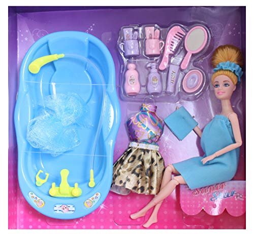 barbie bath to beauty bathroom set