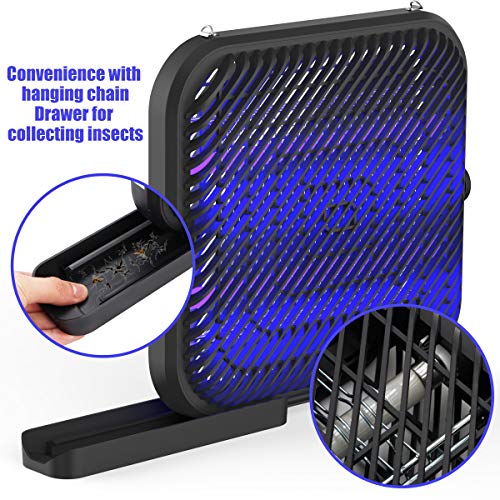 TOLOCO Bug Zapper Indoor Electric Mosquito Killer, Insect Killer Wall Mounting 360° Diffused