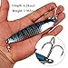 YONGZHI Fishing Lures Metal Casting Trolling Jigging Spoons Spinners Baits Lures for Trout Salmon Walleye Northern Pike and Largemouth Bass in Freshwater and Saltwater Fishing Spoons (5.89inch)