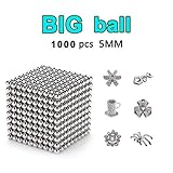 DOTSOG 2019 Upgraded Ball, 5MM 1000 Pieces Sculpture Building Blocks Toys for Intelligence DIY Educational Toys& Stress Relief for Adults (1000)