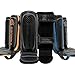 Sanabul Essential Kickboxing Shin Guards with Hook & Loop Straps Shin Pads for MMA Muay Thai and Martial Arts - Black, S/M