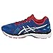 ASICS Men's Gel Kayano 22 Running Shoe, Blue/White/Fiery Red, 9 M US