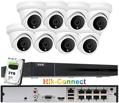 [Audio] Anpviz 5MP 8CH PoE Dome Residence Safety Digicam System Out of doors, 8CH 4K H.265 NVR with 2TB HDD and 8pcs 5MP Turret IP POE Out of doors Waterproof Residence Safety System with Night time Imaginative and prescient, Free APP