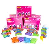 Boley Sand Art Kits for Kids - 12 Pk Color Sand Art