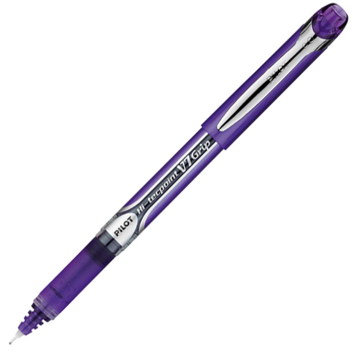 Pilot V7 Grip Liquid Ink Rollerball 0.7 mm Tip (Box of 12) - Violet
