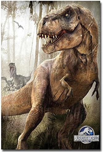 Amazon Co Jp ジュラシックワールド恐竜モンスター作品アートシルクのポスター13xinch 並行輸入品 ホーム キッチン