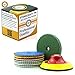 Stonecraft - Wet/Dry Diamond Polishing Pads Universal 9 pcs Set 4