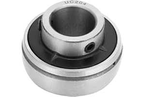 Ball Bearings, Insert Bearing UC204 Standard Design Steel for DIY