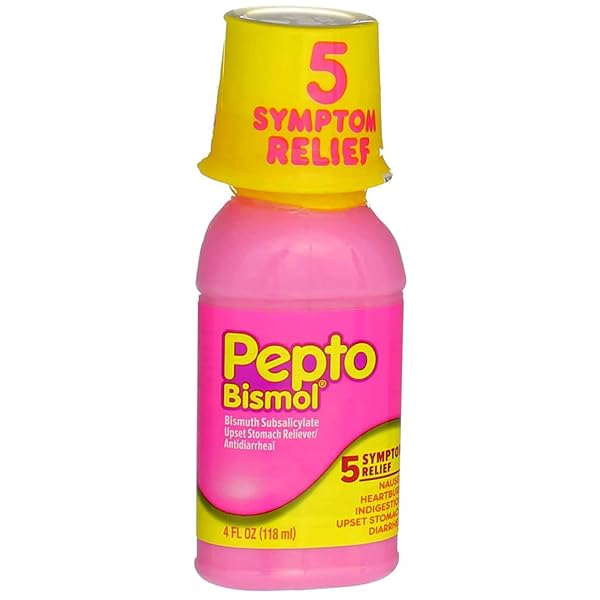 PEPTO-BISMOL LIQUID ORIGINAL – 4 OZ, PACK OF 5