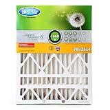 BestAir HW2025-8R Air Cleaning Furnace Filter, MERV 8, Removes Allergens & Contaminants, For Honeywell Models, 20" x 25" x 4", Single Pack