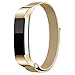 CIDETTY Fitbit Alta&Alta HR Band Adjustable Milanese Colorful Metal Bands with Strong Magnetic Clasp Replacement Accessory Watch Band Bracelet Loop Wrist for Fitbit Alta (Gold)