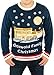Christmas Vacation Lighted Griswold House Sweater in Blue By Festified