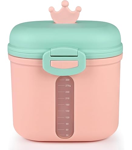Dispensador De Leche En Polvo Redondo Portátil De 2 Piezas - Caja