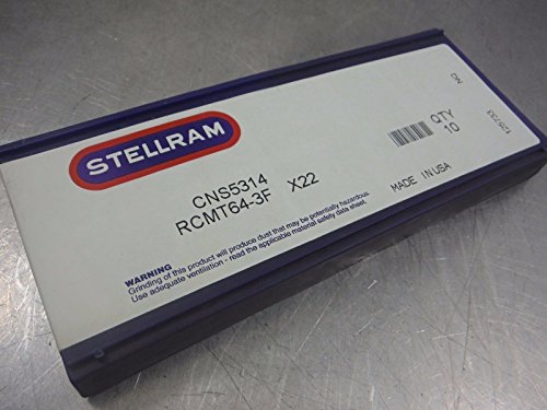 Stellram Carbide Inserts Qty10 RCMT 64 3F X22 (LOC2002B)