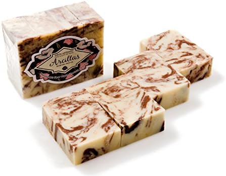 CLAY Handmande Artisan Crafted Vegan Soap Bar 100% Organic Natural with Spanish Olive Oil. Face Hand or Body Soap. 3.5 oz x 4 Bars